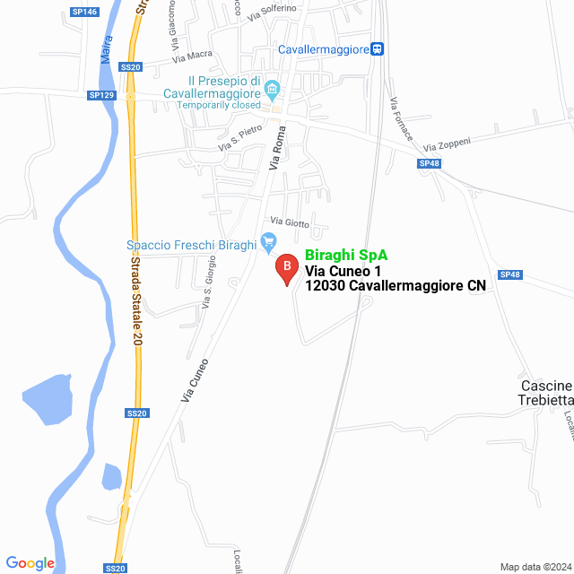 apri la mappa di Biraghi SpA