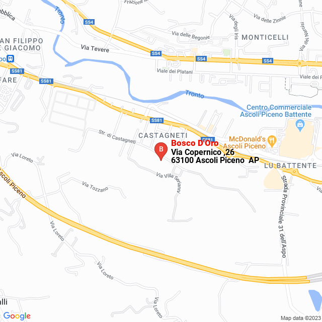 apri la mappa di Bosco D‘Oro