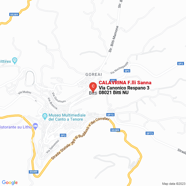 apri la mappa di CALAVRINA F.lli Sanna