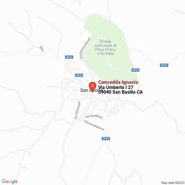 apri la mappa di Cancedda Ignazio