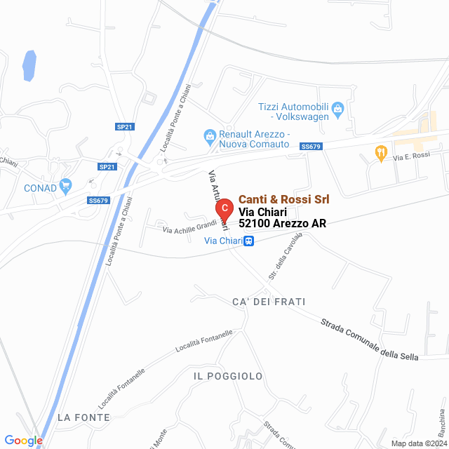 apri la mappa di Canti & Rossi Srl