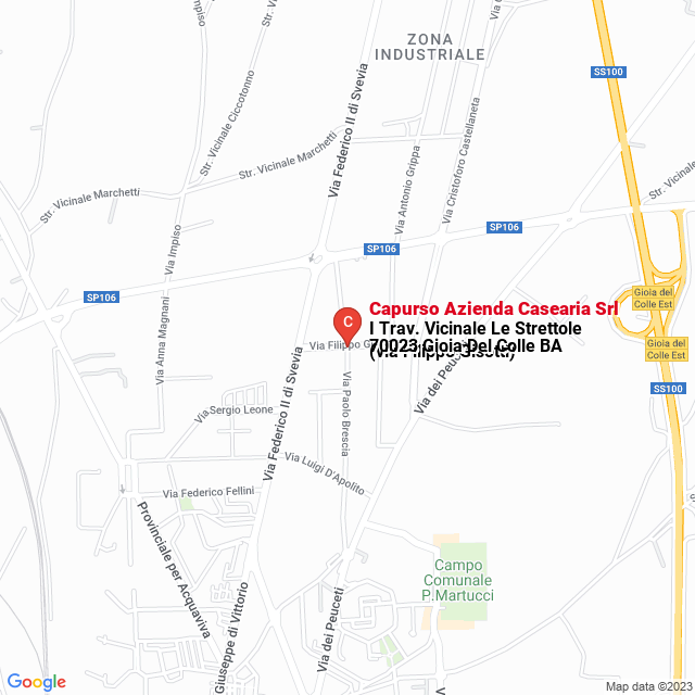 apri la mappa di Capurso Azienda Casearia Srl