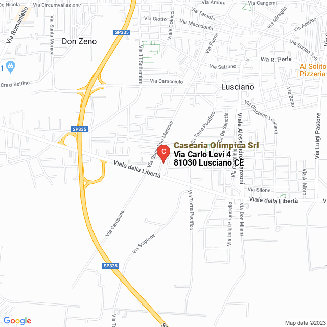 apri la mappa di Casearia Olimpica Srl