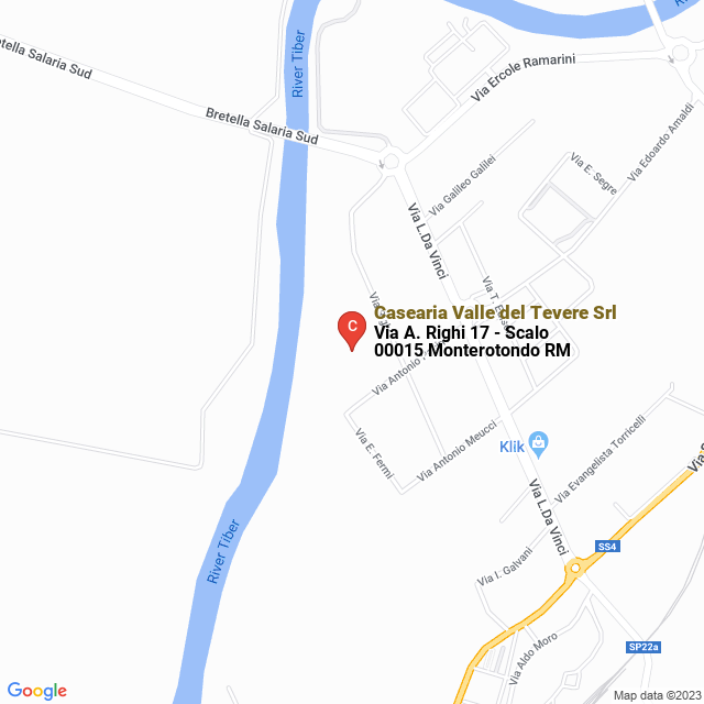 apri la mappa di Casearia Valle del Tevere Srl