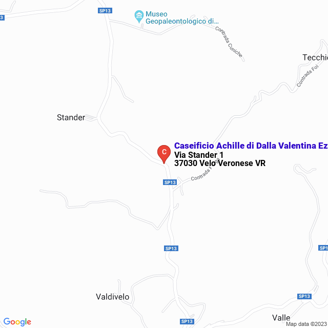 apri la mappa di Caseificio Achille di Dalla Valentina Ezio e C. Snc