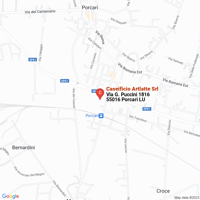 apri la mappa di Caseificio Artlatte Srl