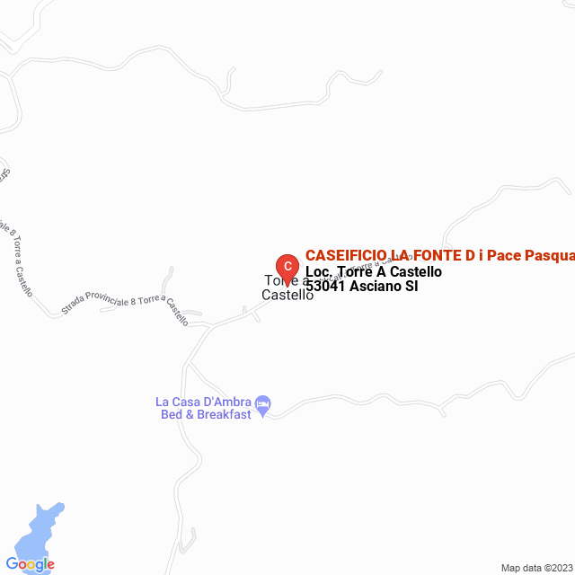 apri la mappa di CASEIFICIO LA FONTE D i Pace Pasquale