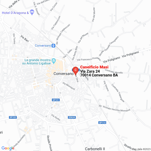 apri la mappa di Caseificio Masi