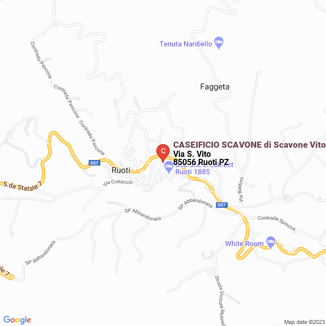 apri la mappa di CASEIFICIO SCAVONE di Scavone Vito Snc