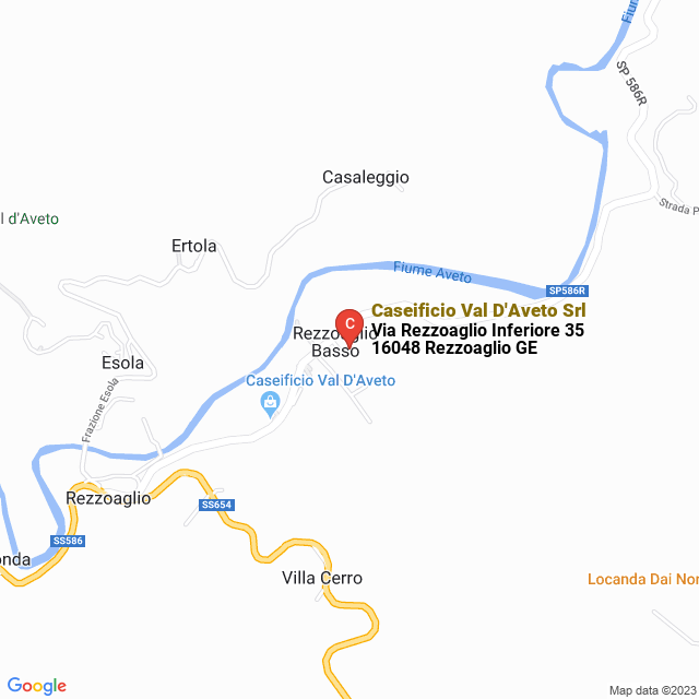 apri la mappa di Caseificio Val D‘Aveto Srl