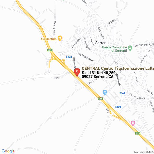 apri la mappa di CENTRAL Centro Trasformazione Latte SRL