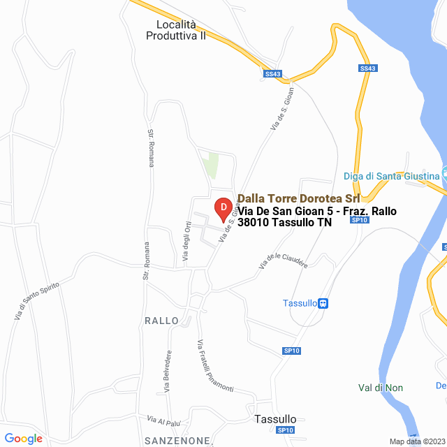 apri la mappa di Dalla Torre Dorotea Srl