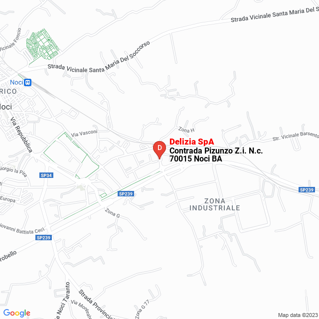 apri la mappa di Delizia SpA