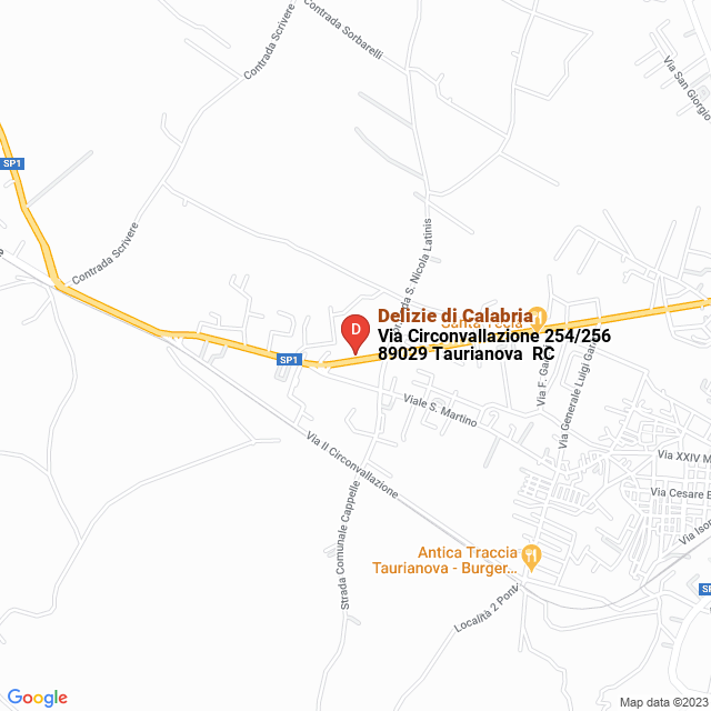 apri la mappa di Delizie di Calabria