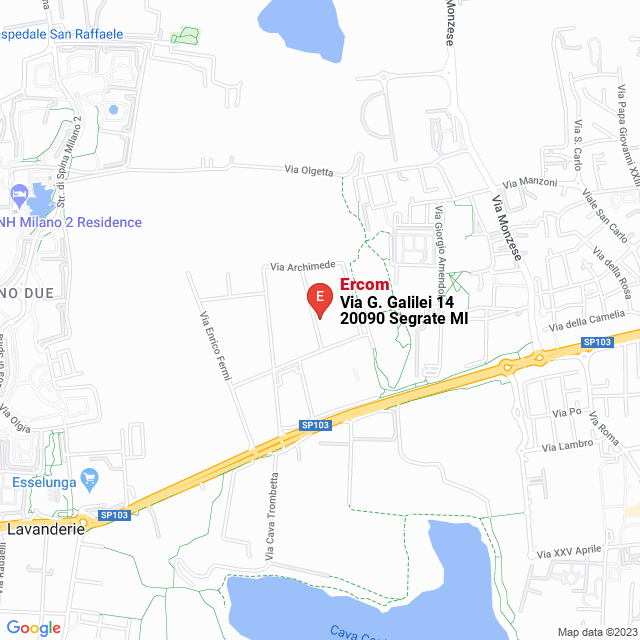 apri la mappa di Ercom