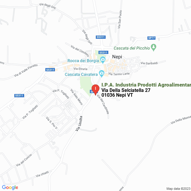 apri la mappa di I.P.A. Industria Prodotti Agroalimentari Srl