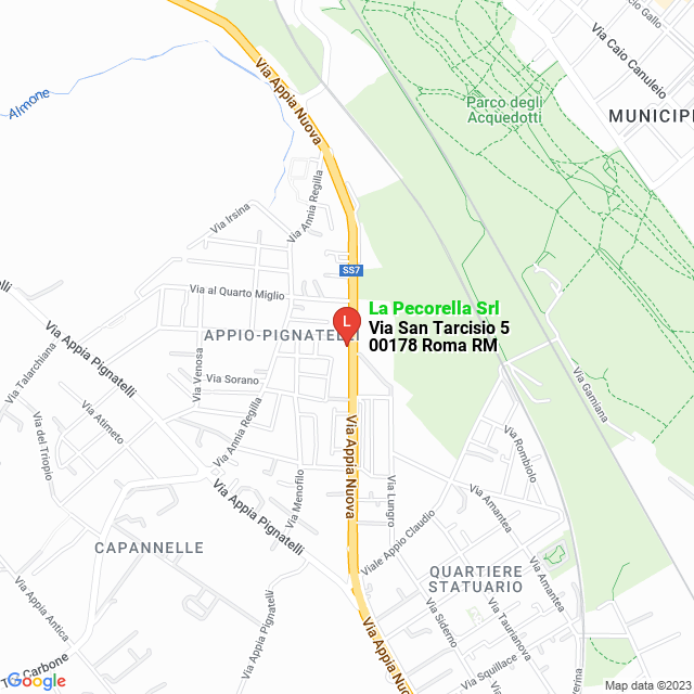 apri la mappa di La Pecorella Srl