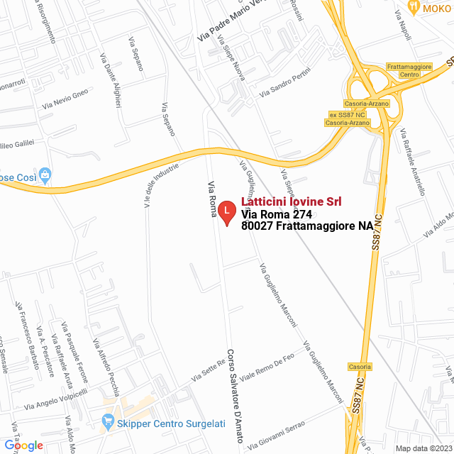 apri la mappa di Latticini Iovine Srl