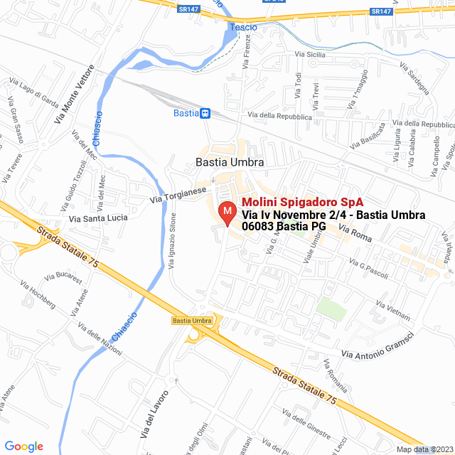 apri la mappa di Molini Spigadoro SpA