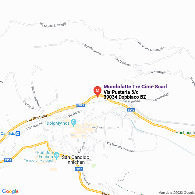 apri la mappa di Mondolatte Tre Cime Scarl