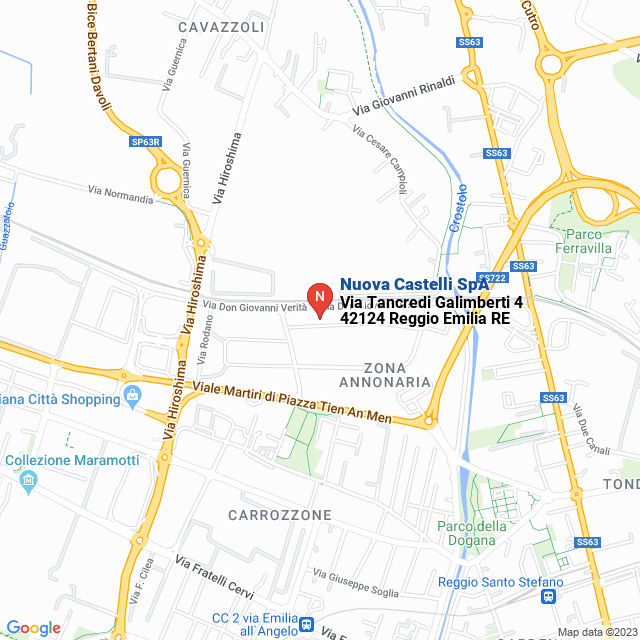 apri la mappa di Nuova Castelli SpA