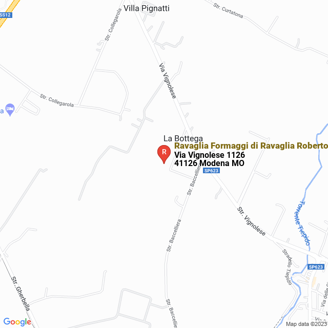 apri la mappa di Ravaglia Formaggi di Ravaglia Roberto e Monica Srl