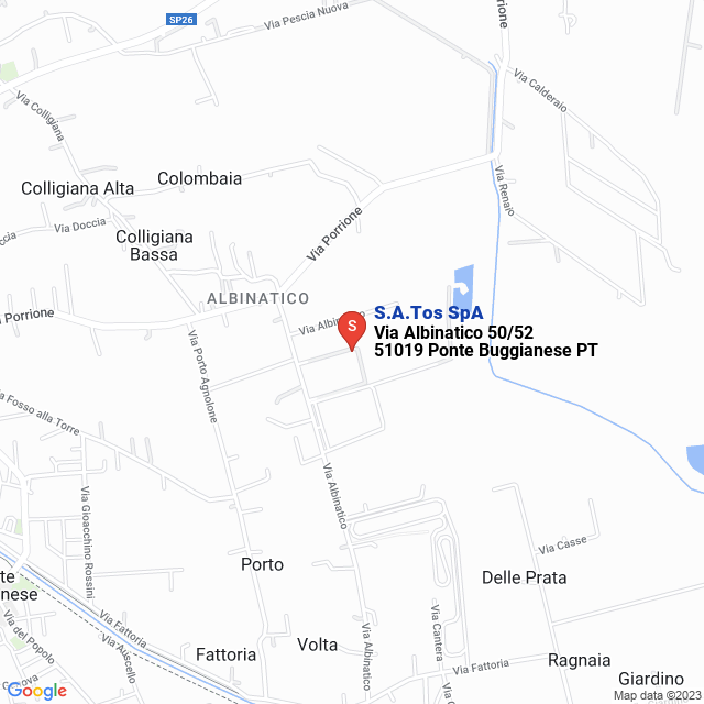 apri la mappa di S.A.Tos SpA