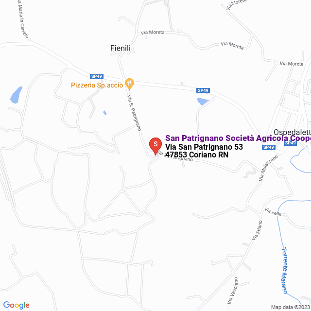 apri la mappa di San Patrignano Società Agricola Cooperativa Sociale