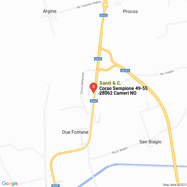 apri la mappa di Santi & C.