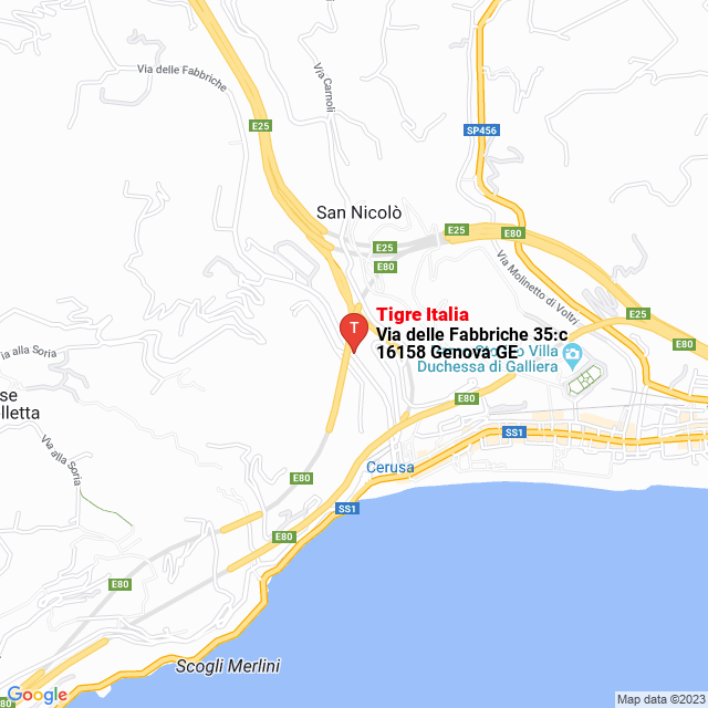 apri la mappa di Tigre Italia