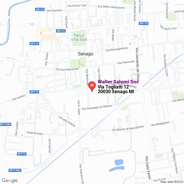 apri la mappa di Walter Salumi Snc