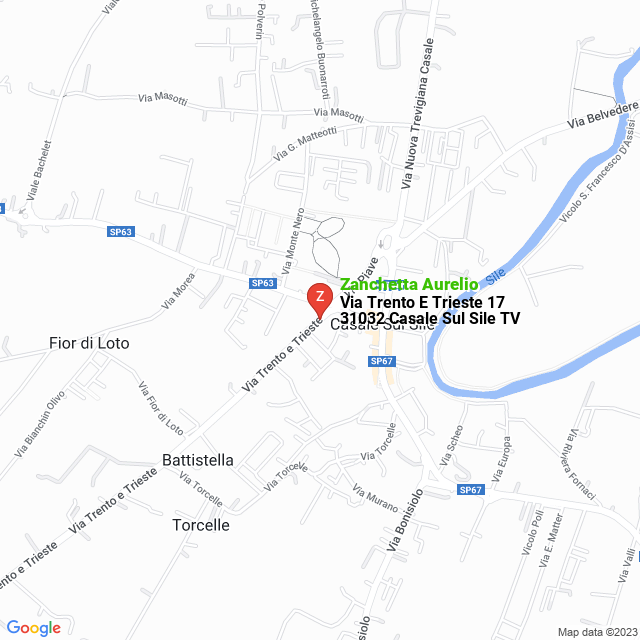 apri la mappa di Zanchetta Aurelio