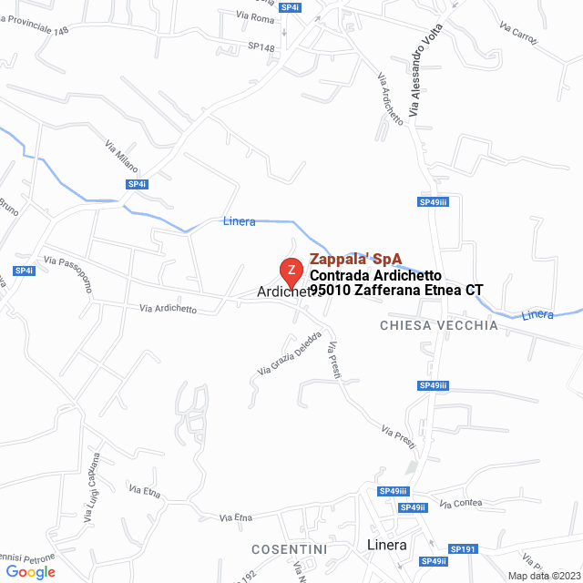 apri la mappa di Zappala‘ SpA