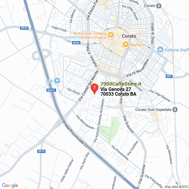 apri la mappa di 7000CaffeStore.it