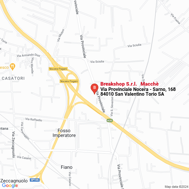 apri la mappa di Breakshop S.r.l. - Macchè