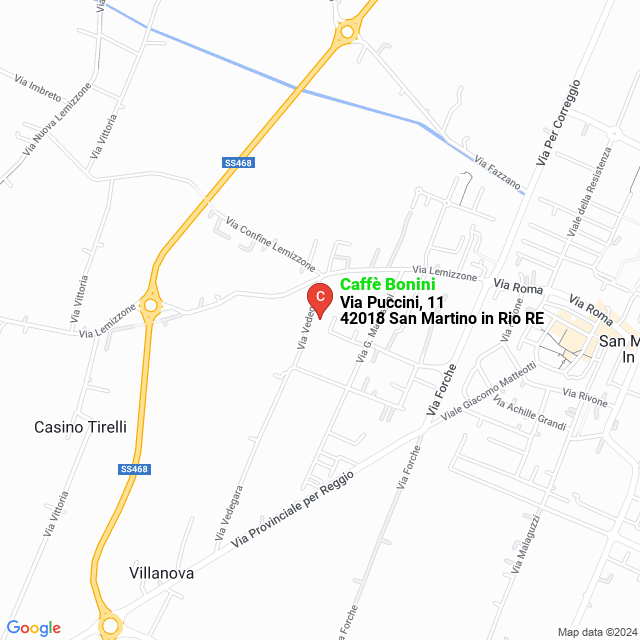 apri la mappa di Caffè Bonini
