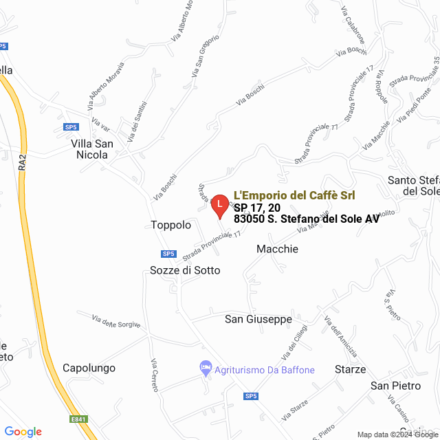apri la mappa di L‘Emporio del Caffè Srl