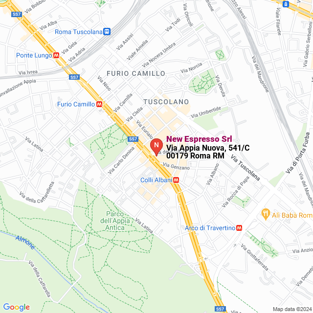 apri la mappa di New Espresso Srl