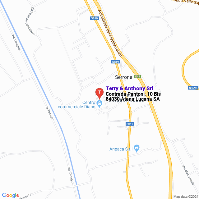 apri la mappa di Terry & Anthony Srl