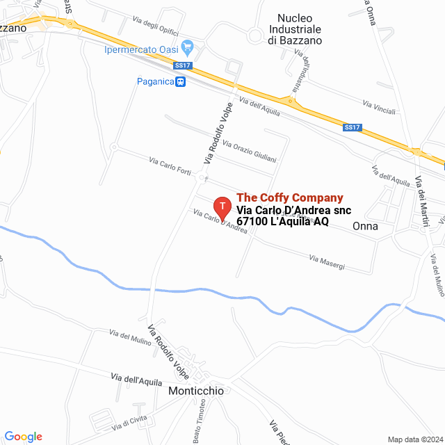 apri la mappa di The Coffy Company