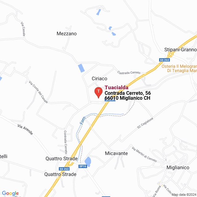 apri la mappa di Tuacialda