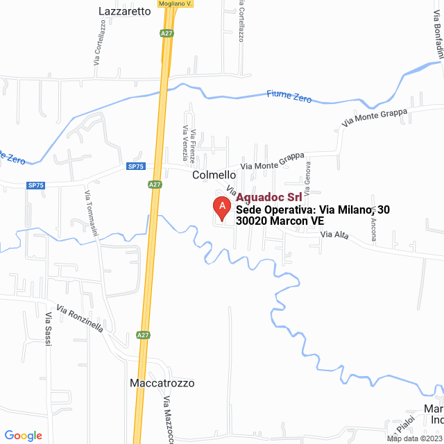 apri la mappa di Aquadoc Srl