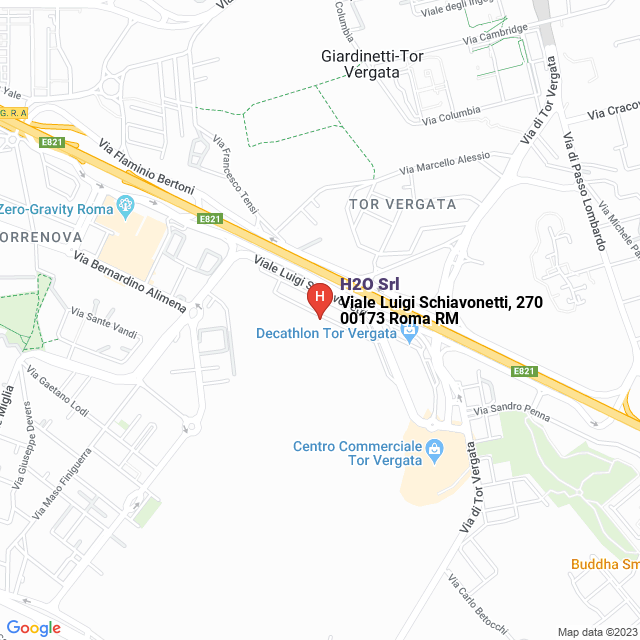 apri la mappa di H2O Srl