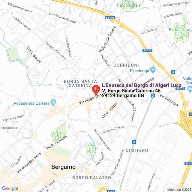 apri la mappa di L‘Enoteca del Borgo di Algeri Luca