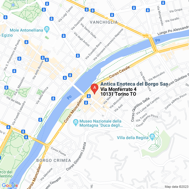 apri la mappa di Antica Enoteca del Borgo Sas