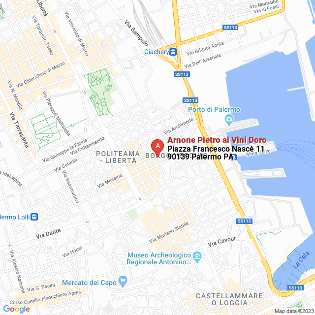 apri la mappa di Arnone Pietro ai Vini Doro