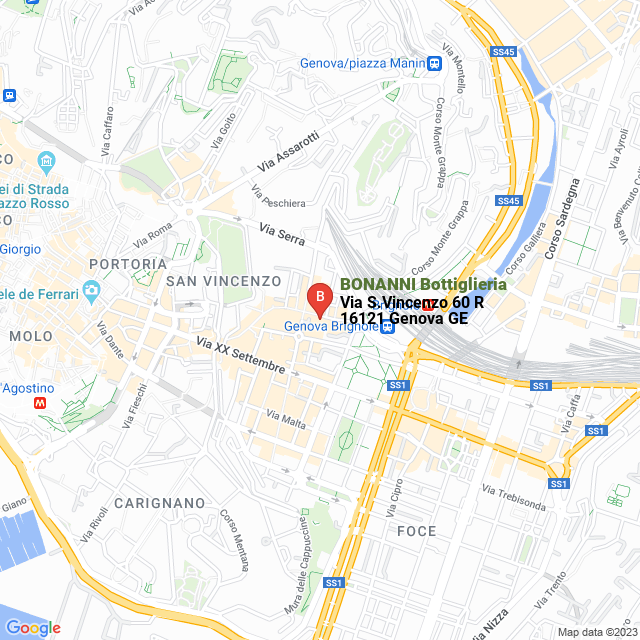 apri la mappa di BONANNI Bottiglieria