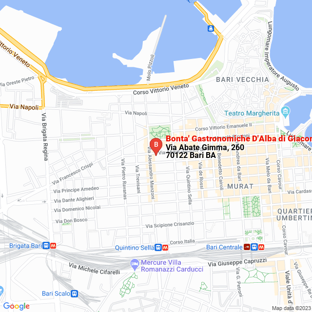 apri la mappa di Bonta‘ Gastronomiche D‘Alba di Giacomo Zapparella & C. Sas
