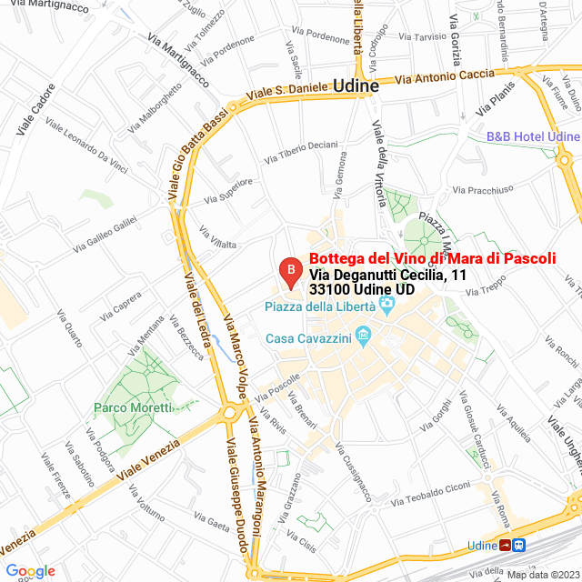 apri la mappa di Bottega del Vino di Mara di Pascoli