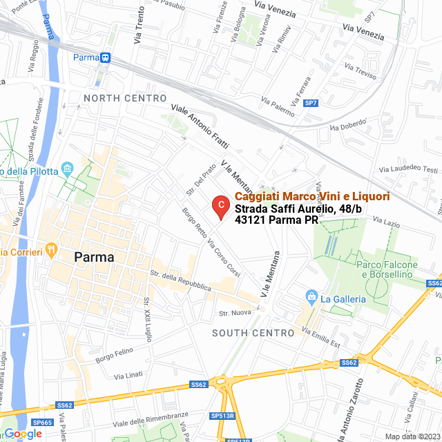 apri la mappa di Caggiati Marco Vini e Liquori